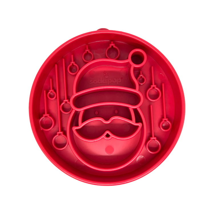 SodaPup Santa Mikołaj Bowl Miska Spowalniająca Święta KR Dogs.png