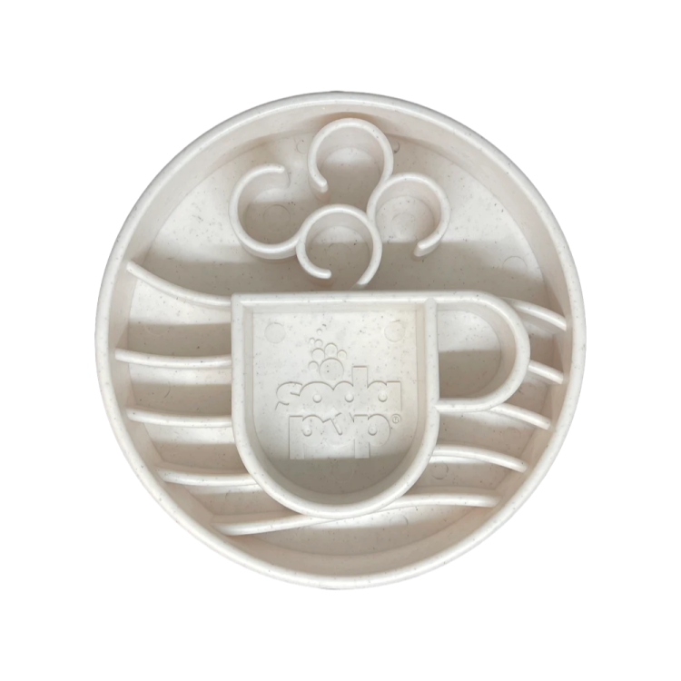 SodaPup Java Cofee Kawa Miska Spowalniająca Biała White KR Dogs.png