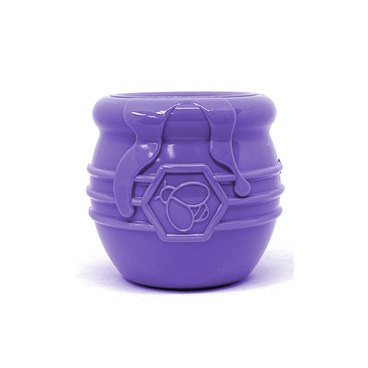 SodaPup - Honey pot fioletowy spowalniająca miska dla psa purple baryłka miodu.png