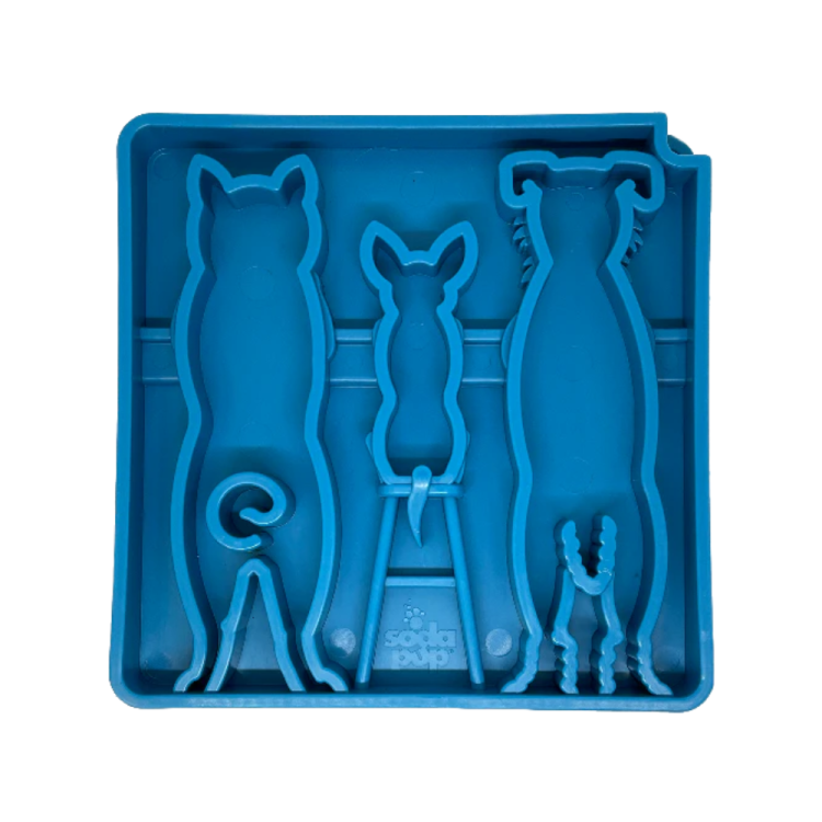 SodaPup Waiting Dogs Psy Czekają Niebieska Miska Spowalniająca KR Dogs.png